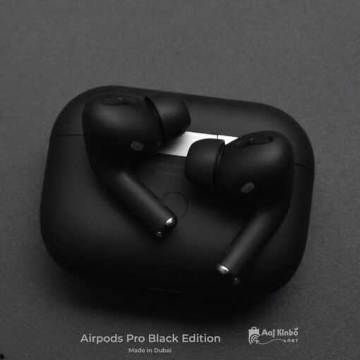 Airpods Pro Black Edition On Mat