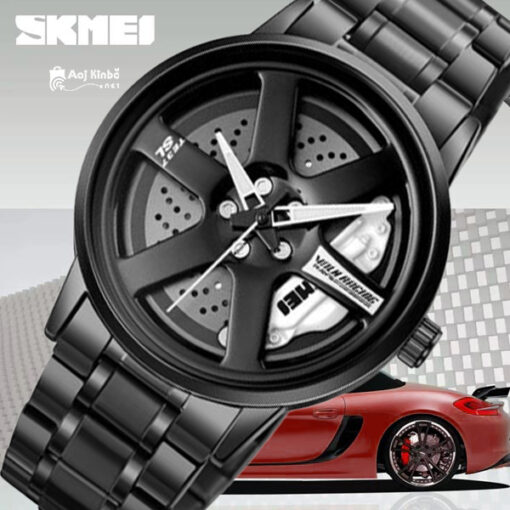 skmei 1787 wheels rolling creative watch White | aajkinbo.net